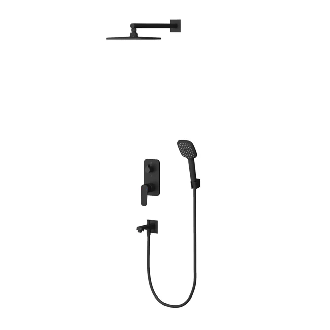 Agora Mix 2+1 Way Shower System Matte Black