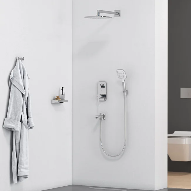 Agora Mix 2+1 Way Shower System Matte Black — view 2