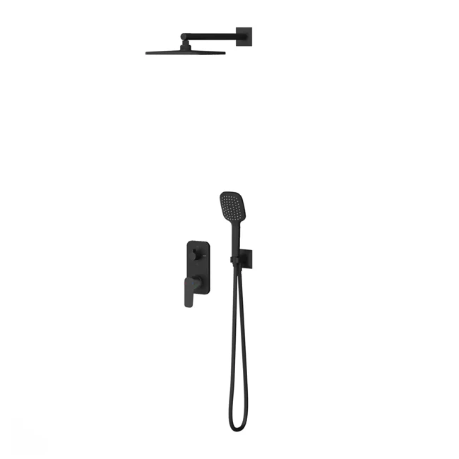 Alinda Mix 2 Way Shower System Matte Black