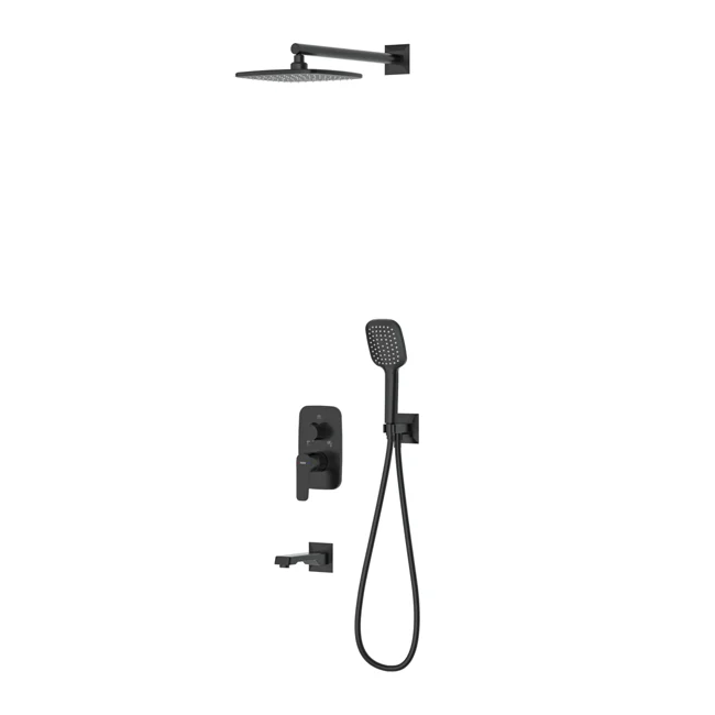 Anka Mix 3 Way Shower System Matte Black