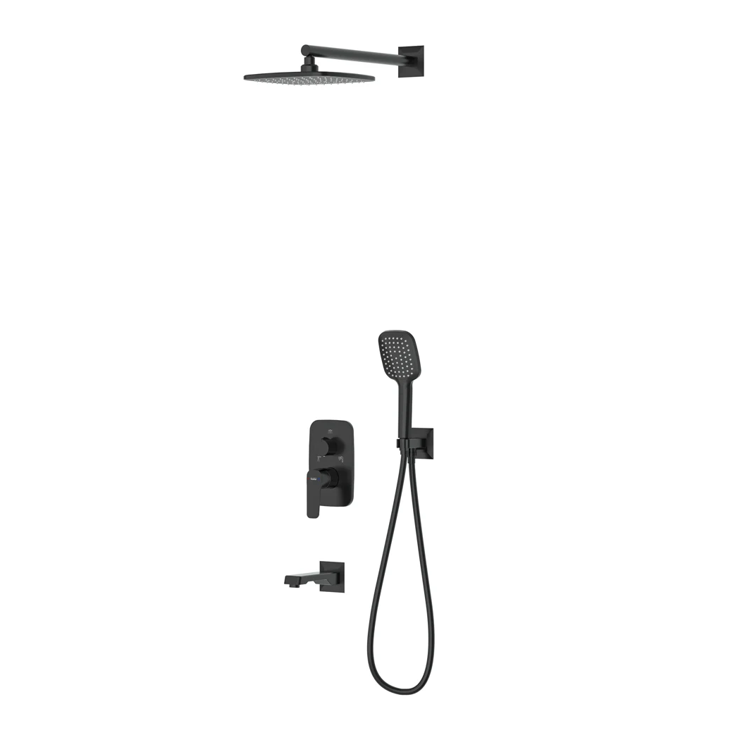 Anka Mix 3 Way Shower System Matte Black