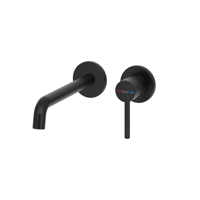 Atlas Concealed Bathroom Sink Faucet Matte Black