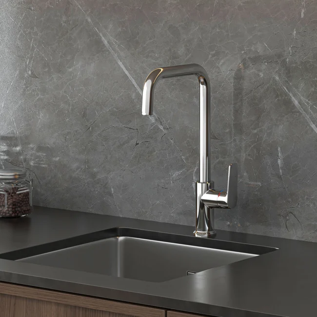 Carmela Kitchen Sink Faucet Chrome — view 2