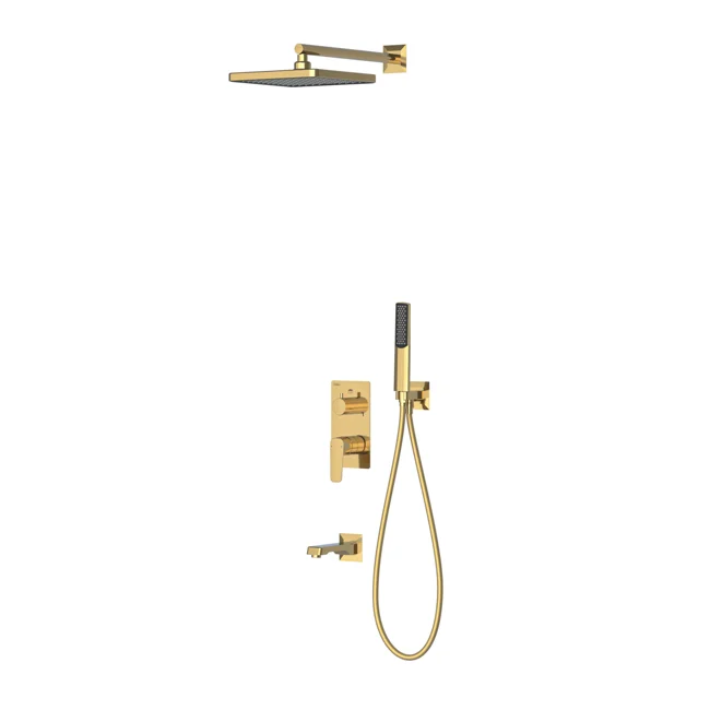 Ciera Pro Mix 3 Way Shower System Gold (PVD)
