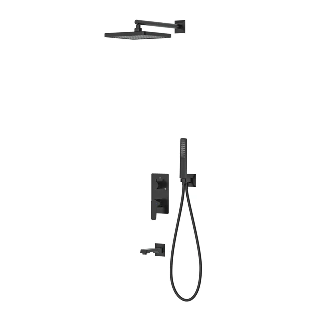 Ciera Pro Mix 3 Way Shower System Matte Black