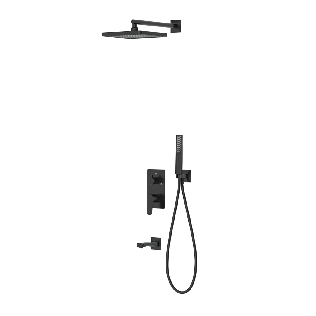 Ciera Pro Mix 3 Way Shower System Matte Black