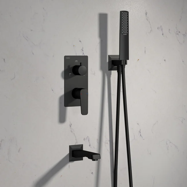 Ciera Pro Mix 3 Way Shower System Matte Black — view 3