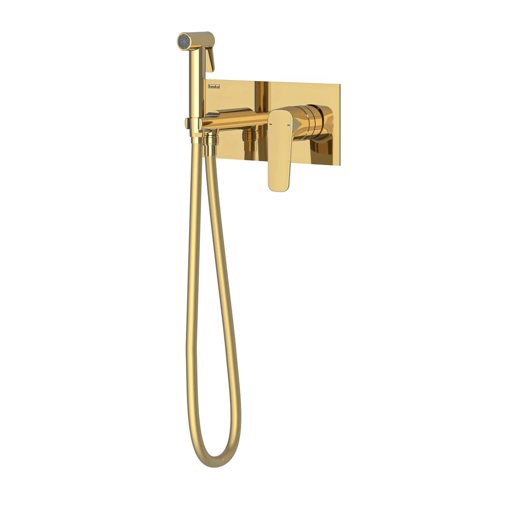 Elsa Pro Shut-off Set - Dual Water Inlet Gold (PVD)