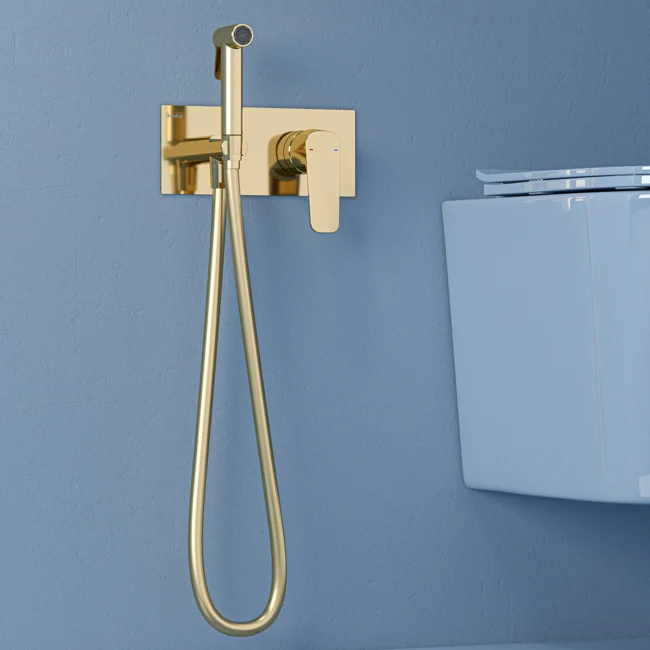 Elsa Pro Shut-off Set - Dual Water Inlet Gold (PVD) — view 2