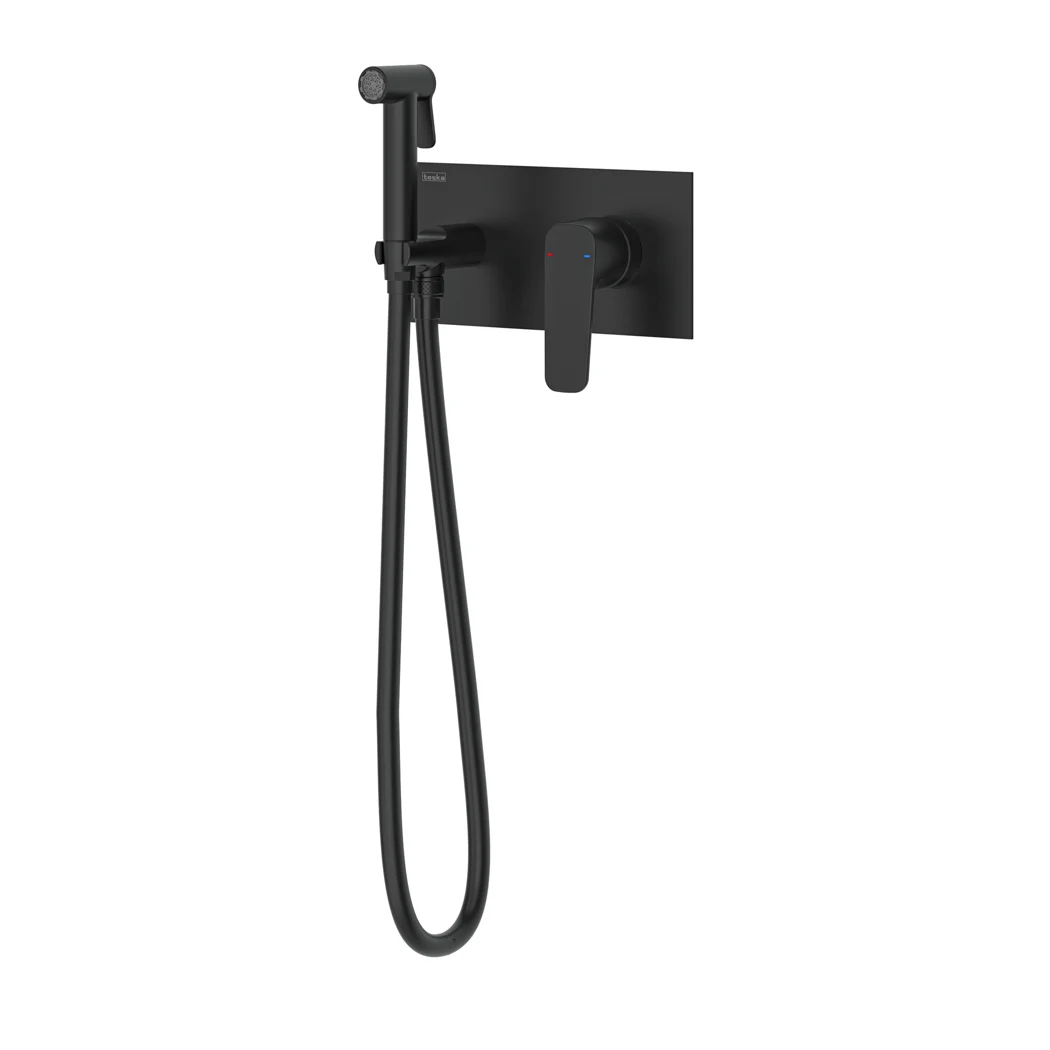 Elsa Pro Shut-off Set - Dual Water Inlet Matte Black