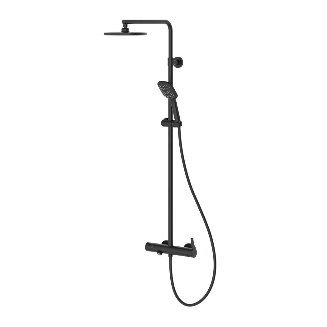 Estella Mix 3 Way Shower System Matte Black