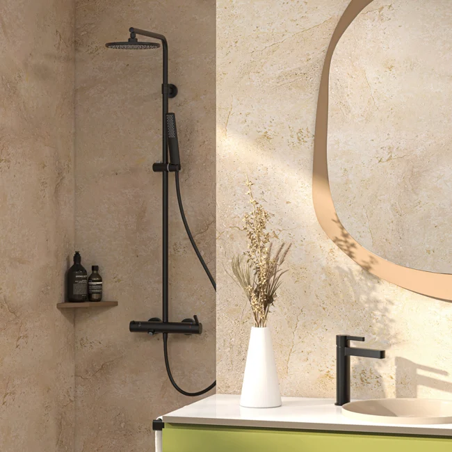 Estella Mix 3 Way Shower System Matte Black — view 2