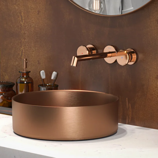 Grande Shine Concealed Bathroom Sink Faucet Gold (PVD) — view 2