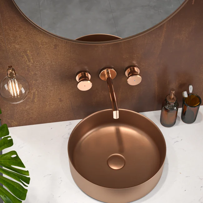 Grande Shine Concealed Bathroom Sink Faucet Gold (PVD) — view 3