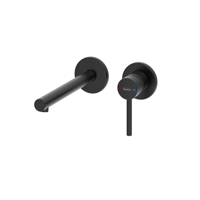 Henza Concealed Bathroom Sink Faucet Matte Black