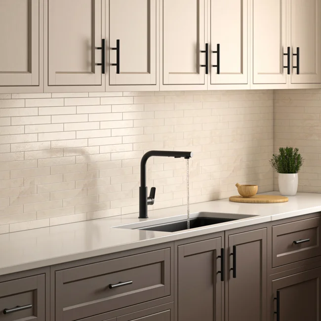 Lavin Kitchen Sink Faucet with pull-out sprayer Chrome — view 3