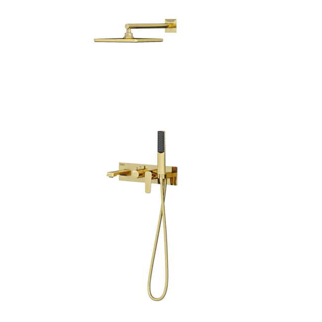 Life Pro 3 Way Shower System Gold (PVD)