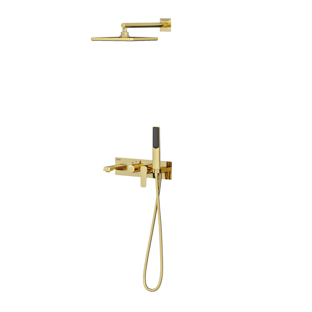 Life Pro 3 Way Shower System Gold (PVD)