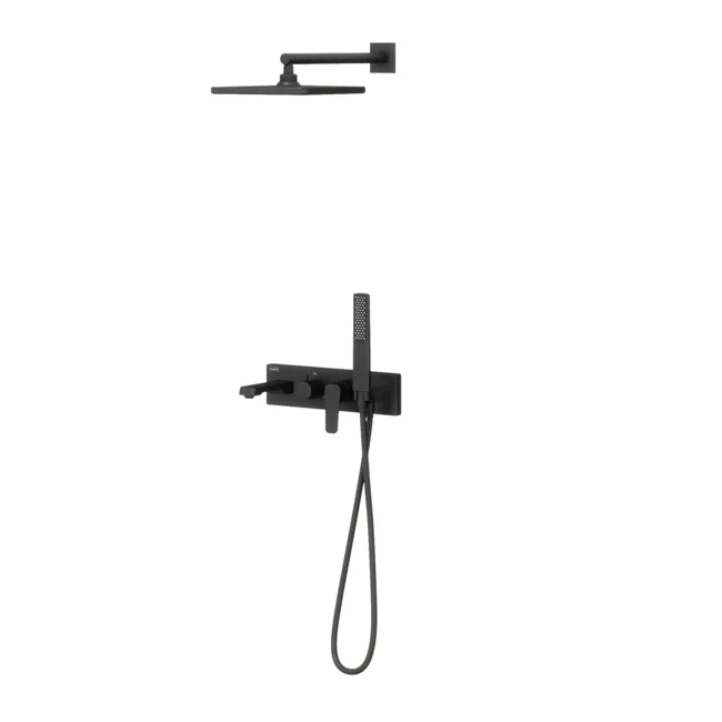 Life Pro 3 Way Shower System Matte Black