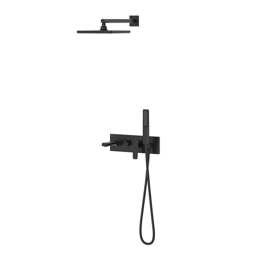 Life Mix 3 Way Shower System Matte Black