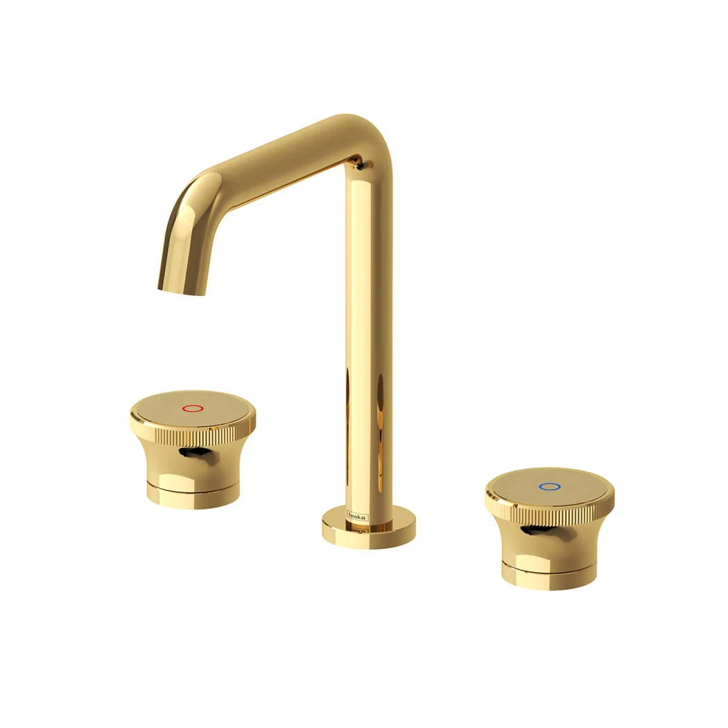Norma Shine Bathroom Sink Faucet Gold (PVD)