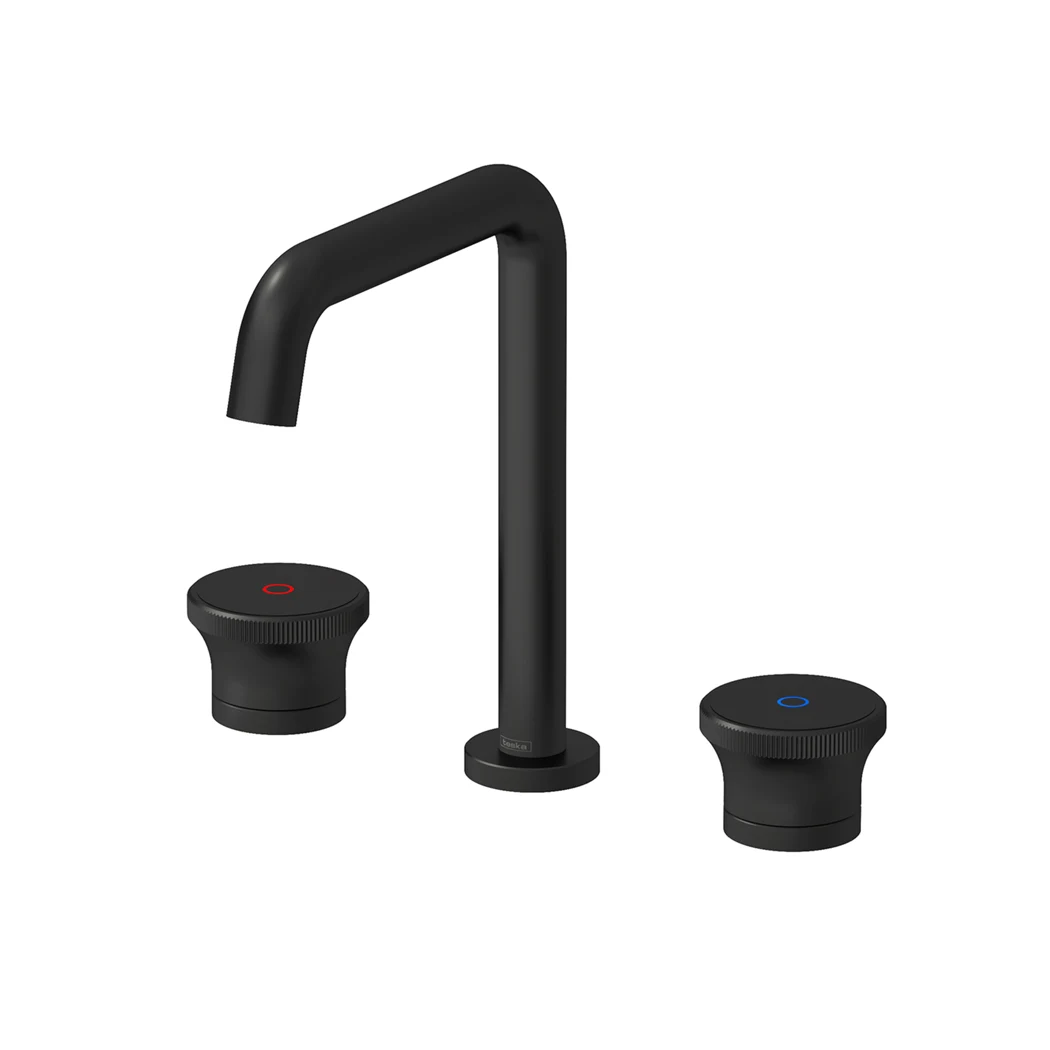 Norma Shine Bathroom Sink Faucet Matte Black