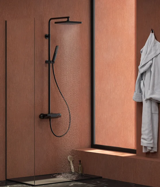 Perla Mix 3 Way Shower System Black — view 3