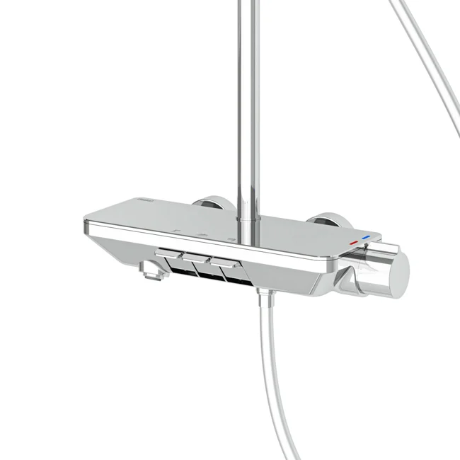 Piano Mix 3 Way Shower System Chrome Mirror — view 3
