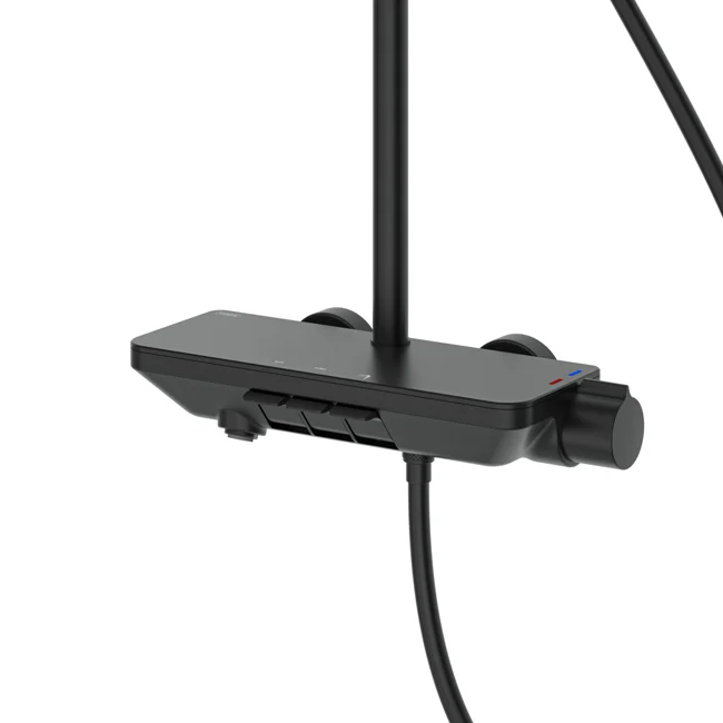 Piano Mix 3 Way Shower System Black — view 3