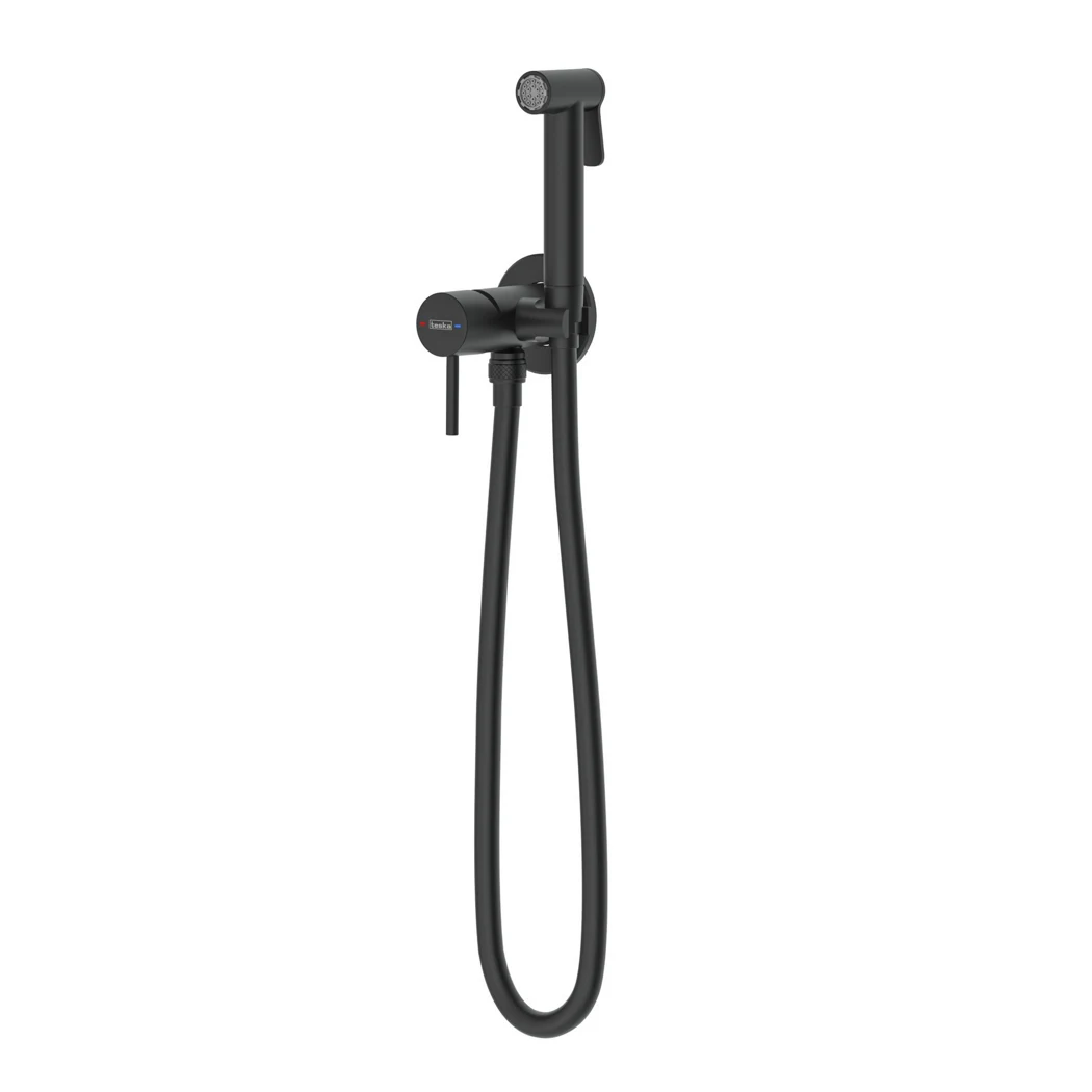 Pulito Shut-off Set - Dual Water Inlet Matte Black