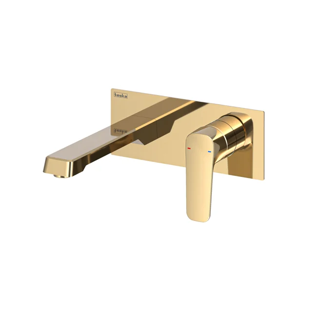 Quasar Pro Concealed Bathroom Sink Faucet Chrome Gold (PVD)