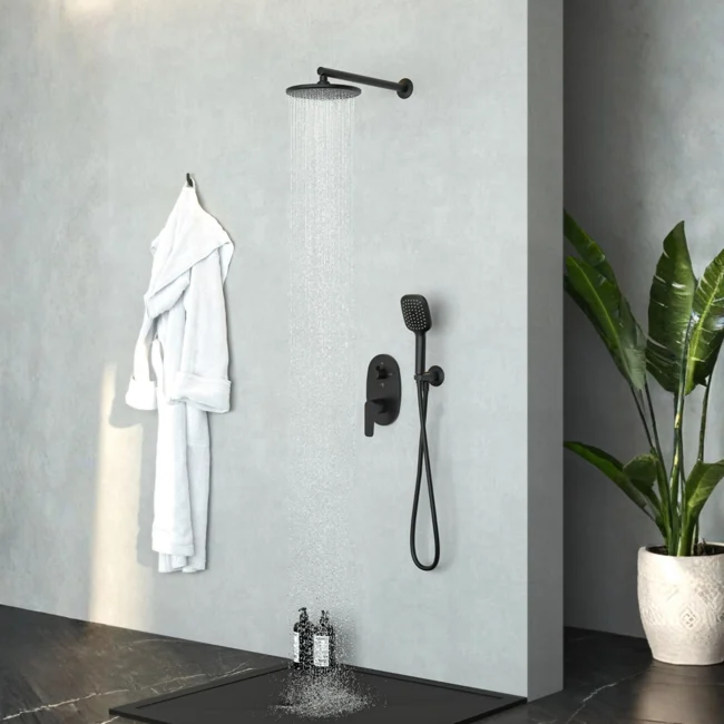 Sardes Mix 2 Way Shower System Matte Black — view 2