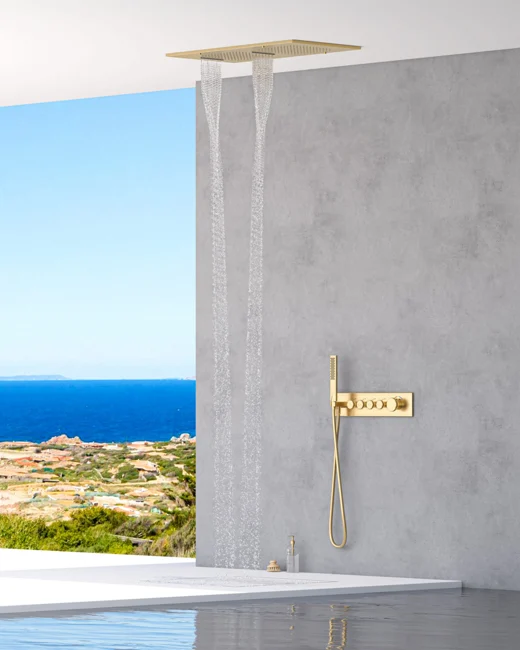 Shine Thermostatic 4 Way Shower System Chrome — view 2