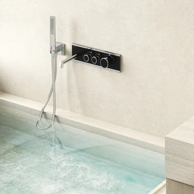 Shine Thermostatic 2 Way Shower System Gold (PVD) — view 2