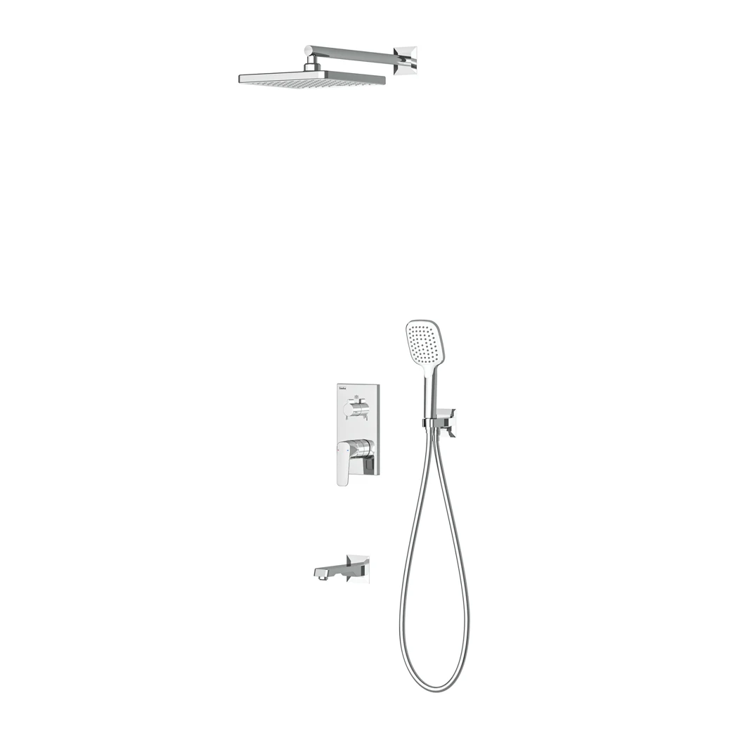 Simena Mix 3 Way Shower System Chrome