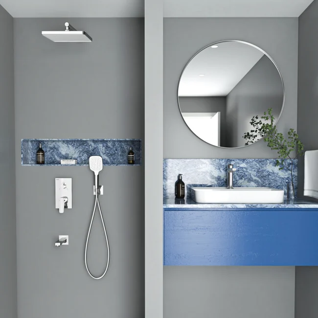 Simena Mix 3 Way Shower System Chrome — view 3
