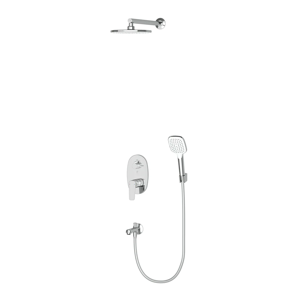 Tenedos Mix 2+1 Way Shower System Chrome