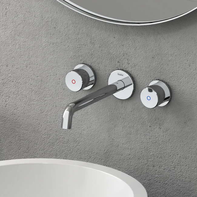 Tria Concealed Bathroom Sink Faucet Gold (PVD) — view 2