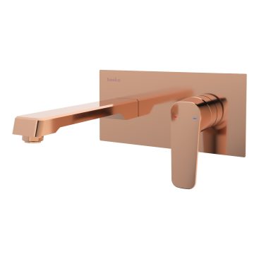 Quasar Pro Lavabo Bataryası Rose Gold