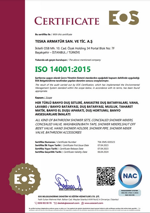 TESKA - ISO 14001-2015