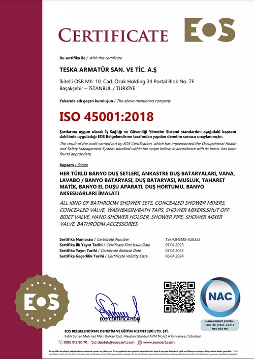 TESKA - ISO 45001-2018
